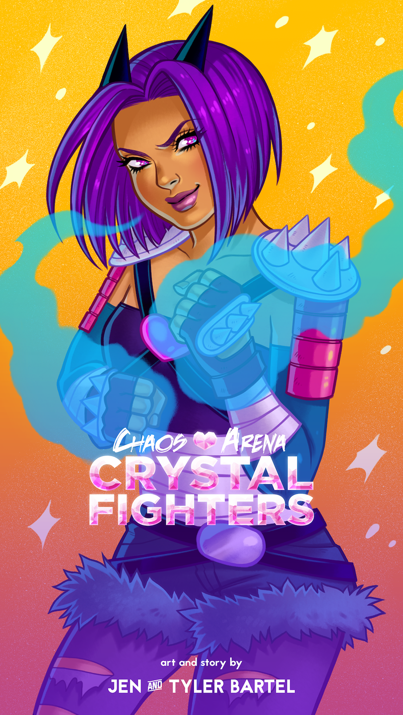 Illustration for article titled Stela exclusive: Magical video-game girls kick ass in Chaos Arena: Crystal Fighters